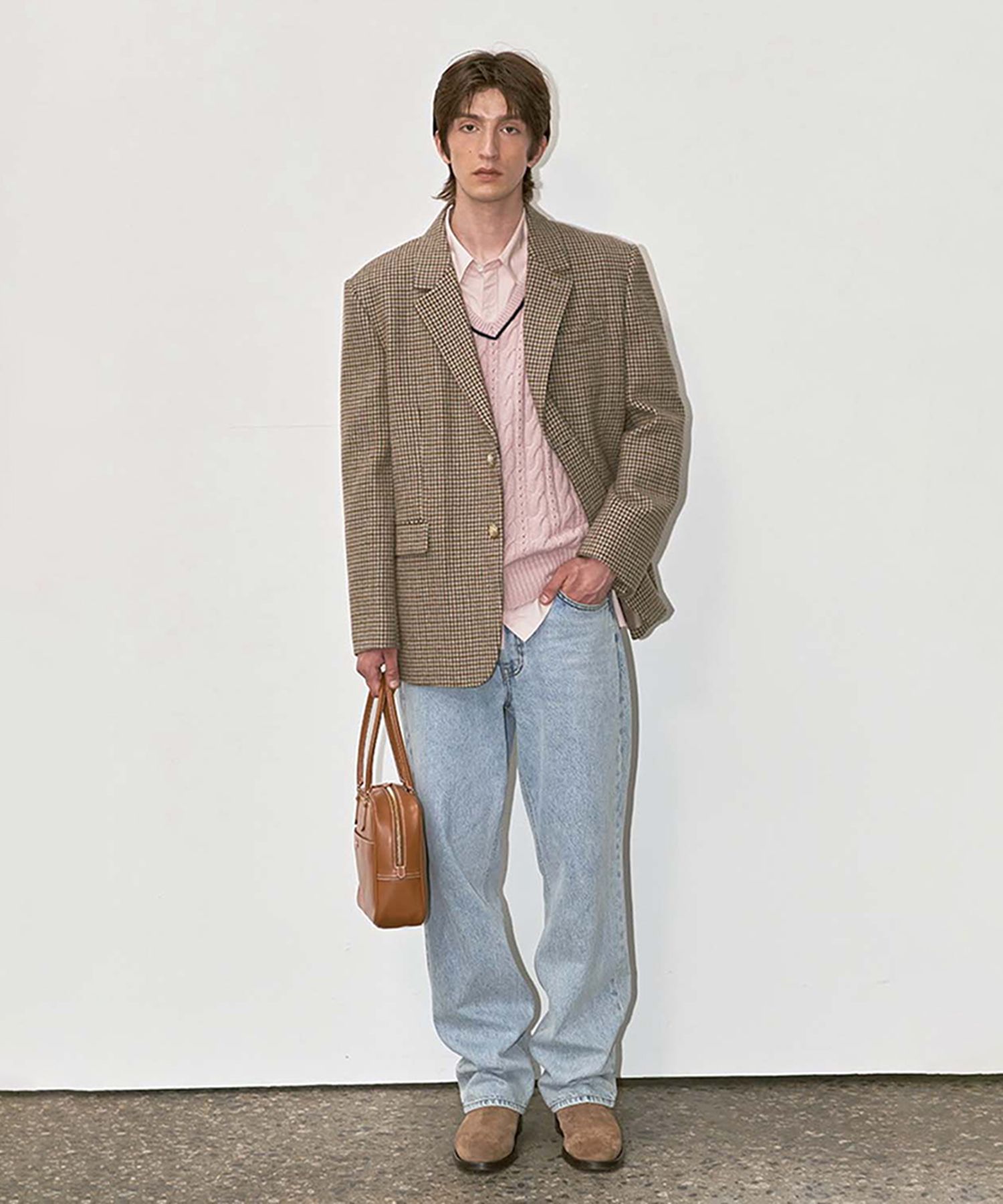 MUSINSA | DUNST UNISEX CLASSIC 2 BUTTON WOOL BLAZER
