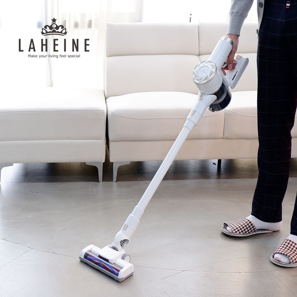 라헨느(LAHEINE) 더 퀸 익스트림 듀얼헤파 무선청소기 V11 (LHN-V8200W)