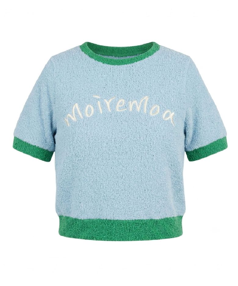 soft candy crop top - blue