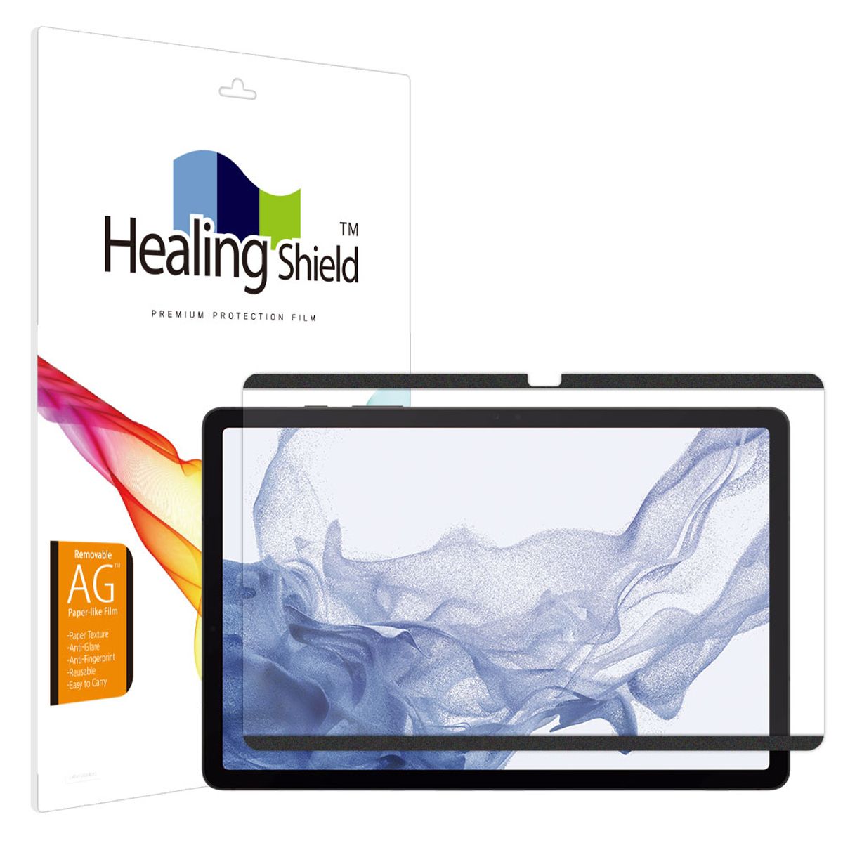힐링쉴드(HEALINGSHIELD) 갤럭시탭S9 탈부착 종이질감 필름