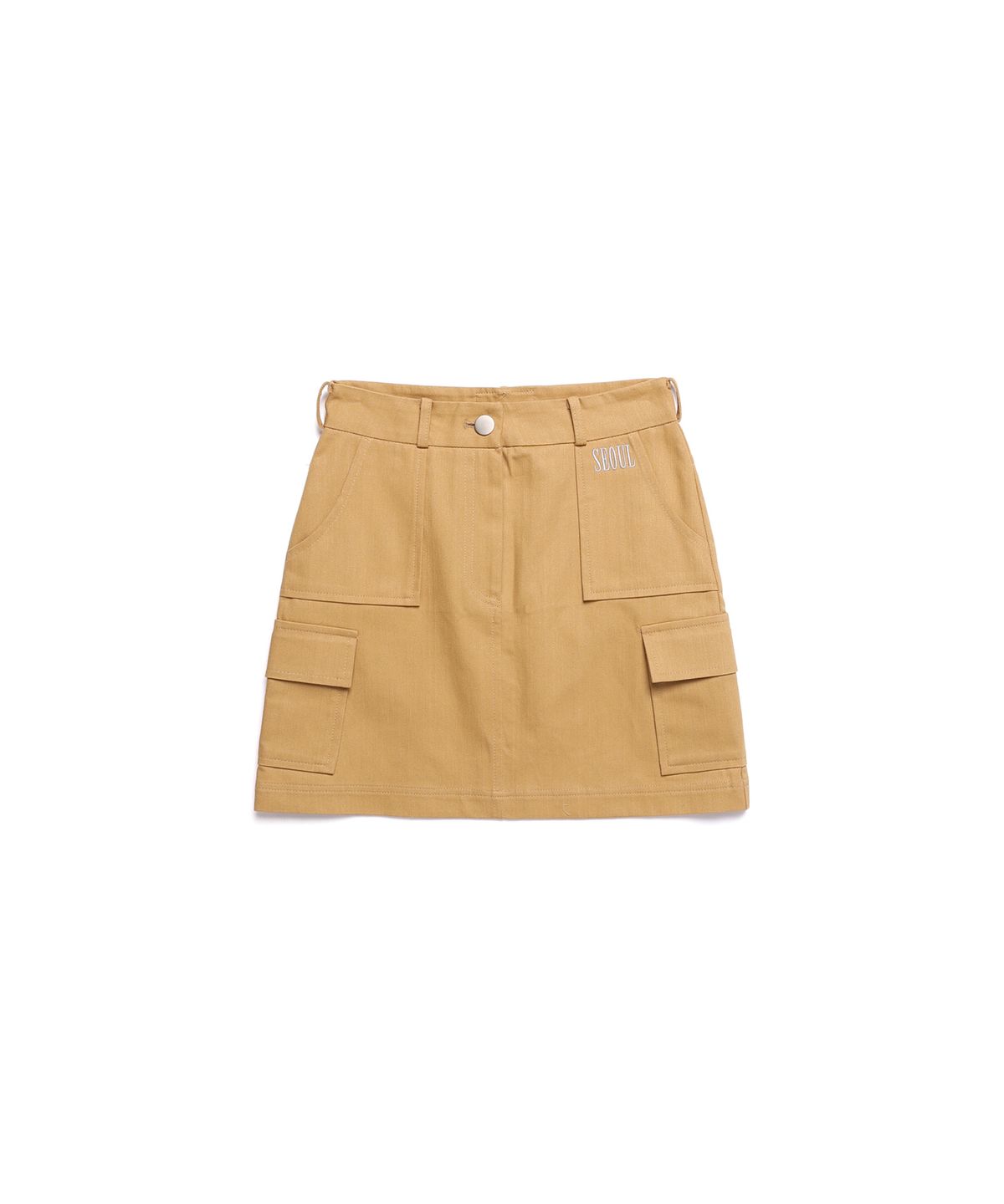 서울어패럴(SEOUL APPAREL) 카고 스커트 (베이지)