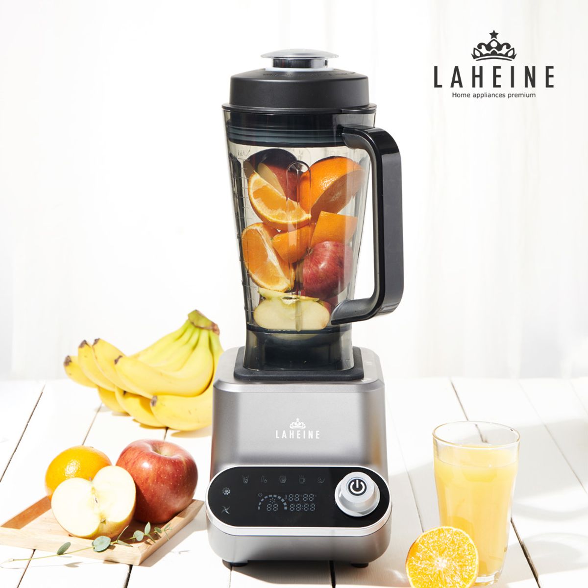 라헨느(LAHEINE) 올인원 가열식 초고속블렌더 하이브리드 믹서기 LHHB-8000G