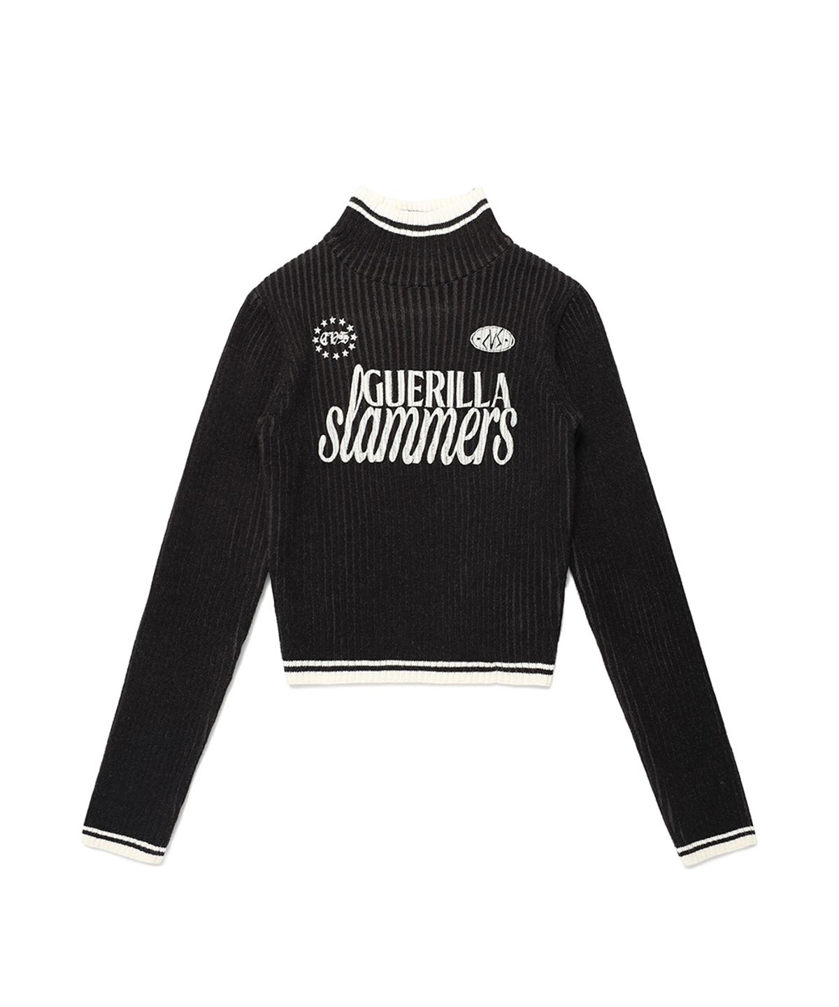 카비시(CAVISH) W SLAMMERS TURTLE NECK KNIT BLACK(CV2DFFK640A)