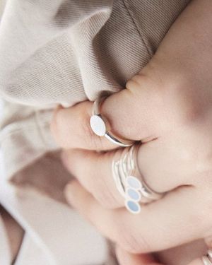 낮 물빛 흐름 반지 06