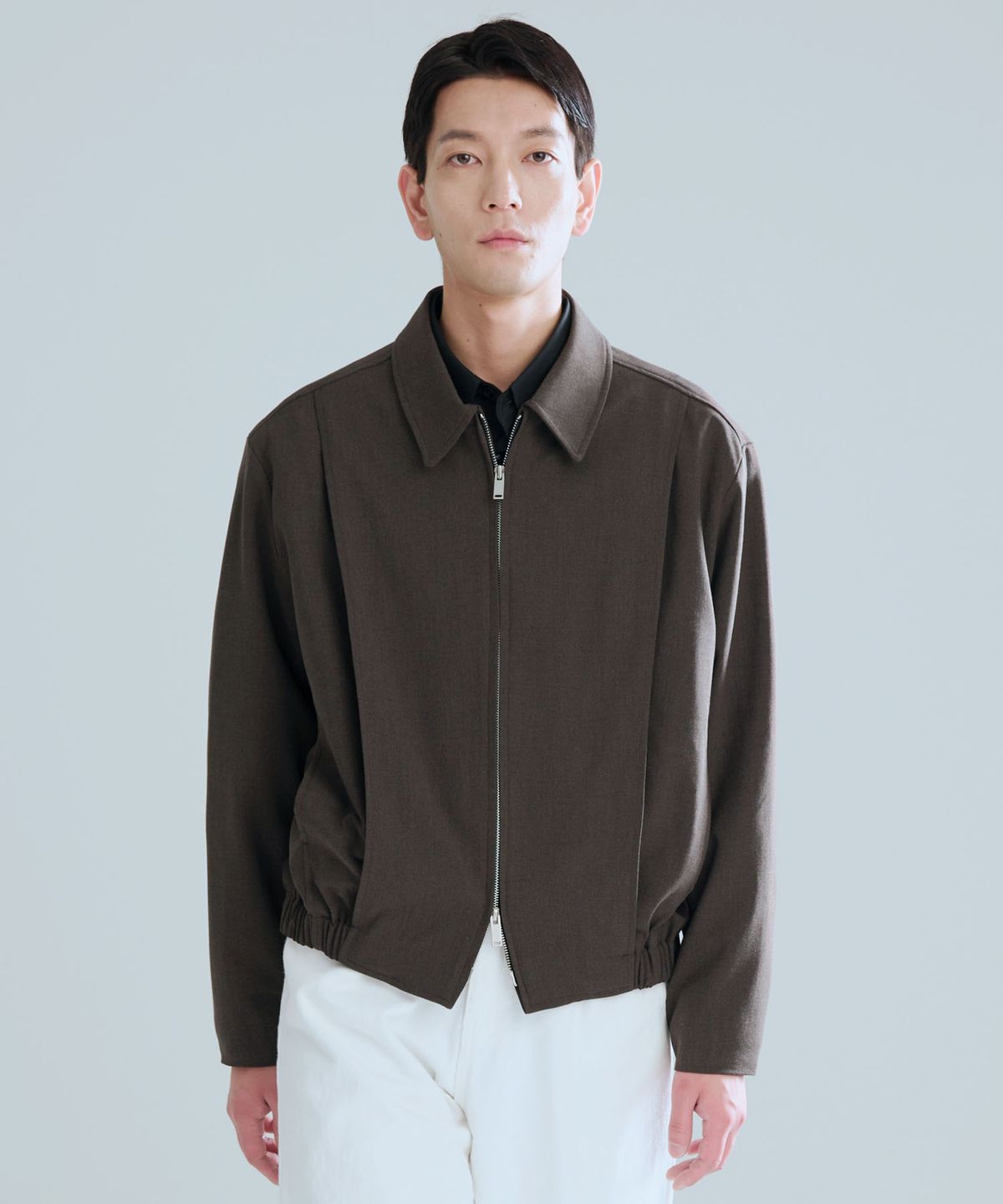 지플리시(ZPLISH) 포넬 울 블루종 브라운