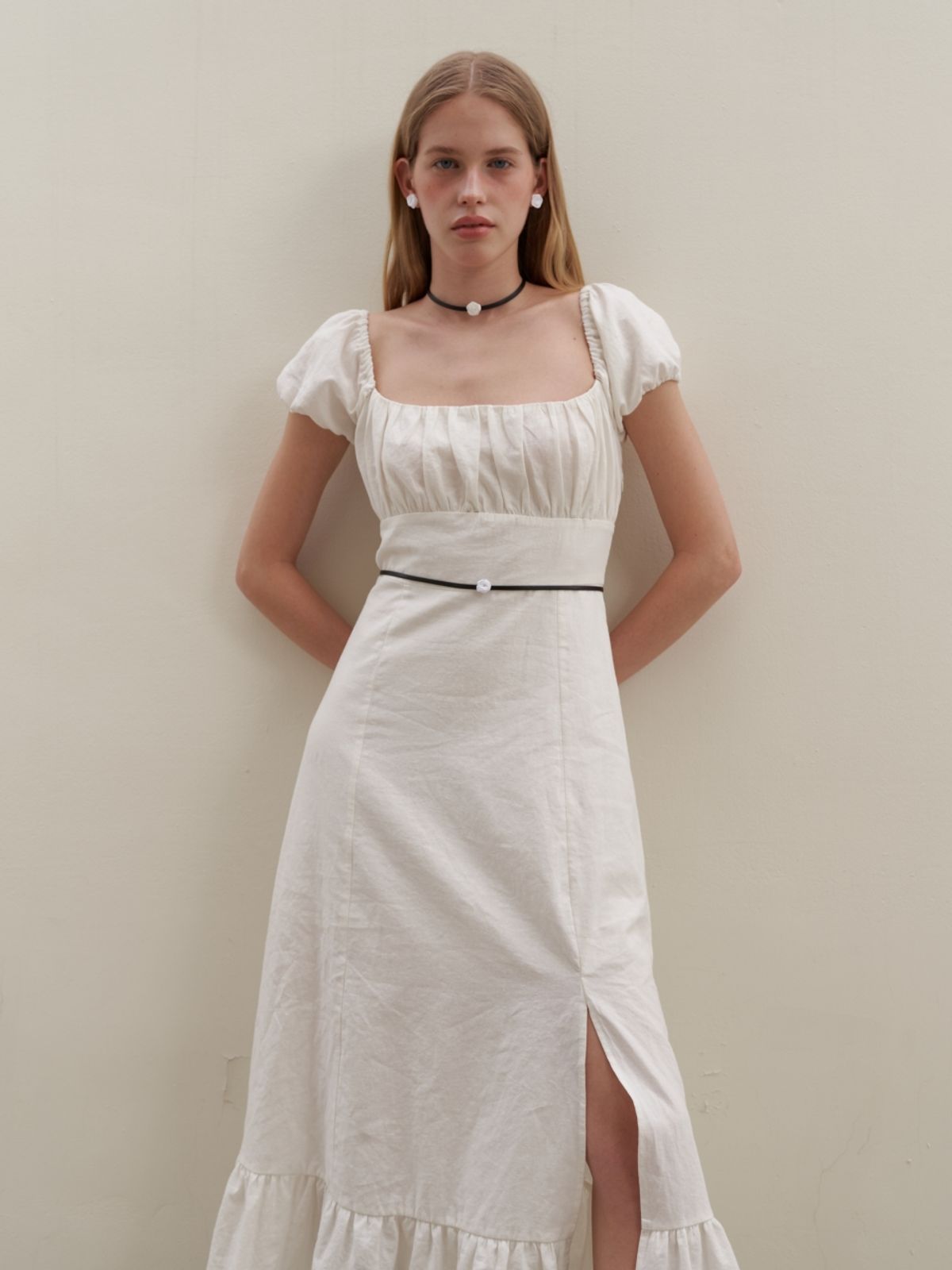 러브미몬스터(LOVE ME MONSTER) Rose Leather Belt