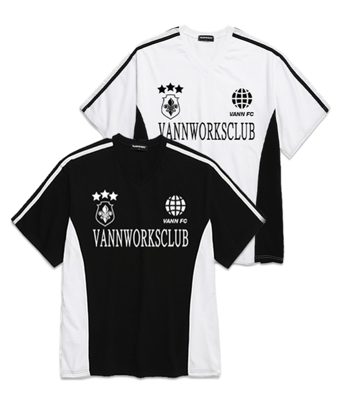 밴웍스(VANNWORKS) [2PACK] 스포티 블록코어 반팔 티셔츠 (VS0033S)