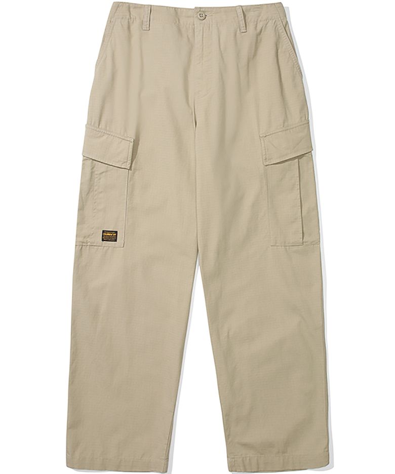 M-LABEL LOOSE-FIT RIBSTOP POCKET PANTS 헤리티지베이지