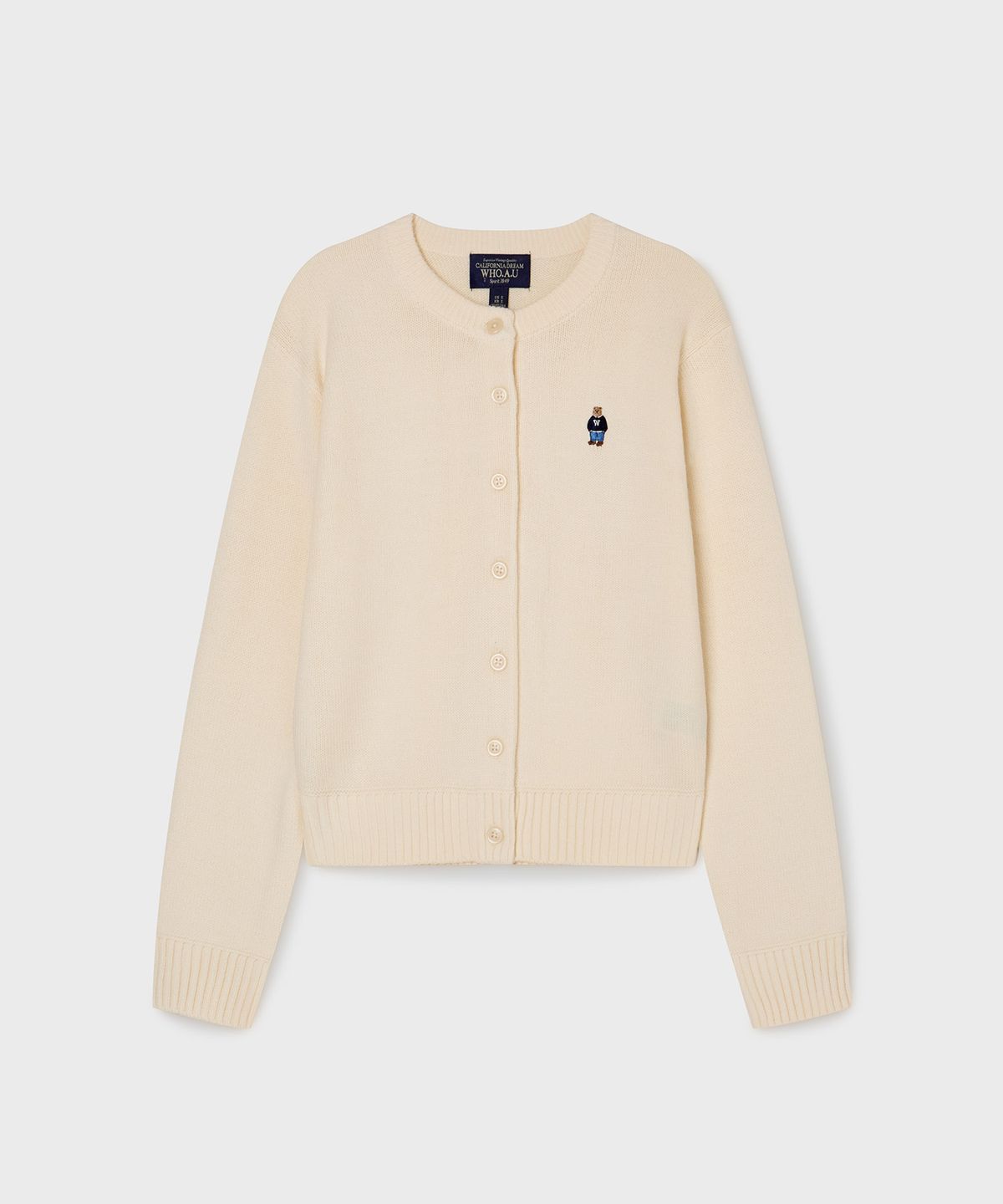후아유(WHO.A.U) Steve R-neck Cardigan / WHCKG1111F