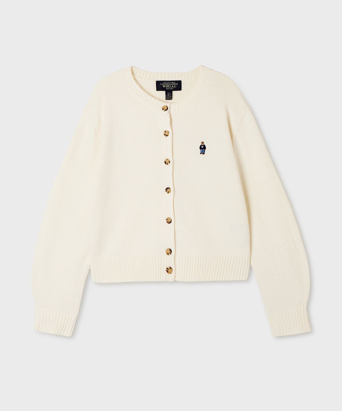 후아유(WHO.A.U) Steve R-neck Cardigan / WHCKG4923F