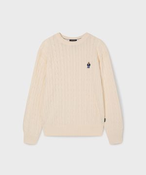 Steve Cable Sweater(M) / WHKAG1121M