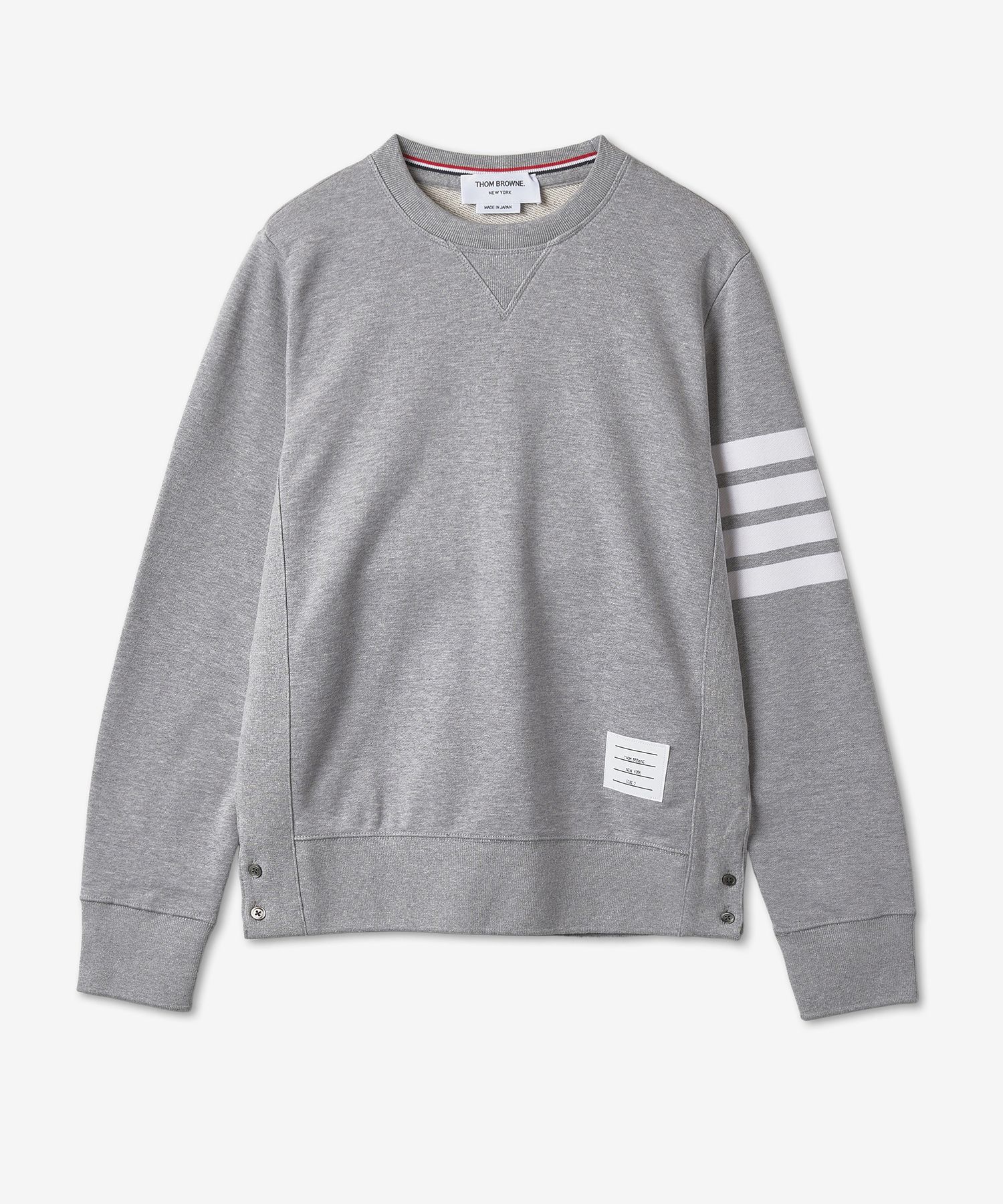 公式完売◆THOM BROWNE 4BAR モックネック スウェットシャツ 楽天市場】【中古】Thom Browne 4BAR インターシャ モックネック
