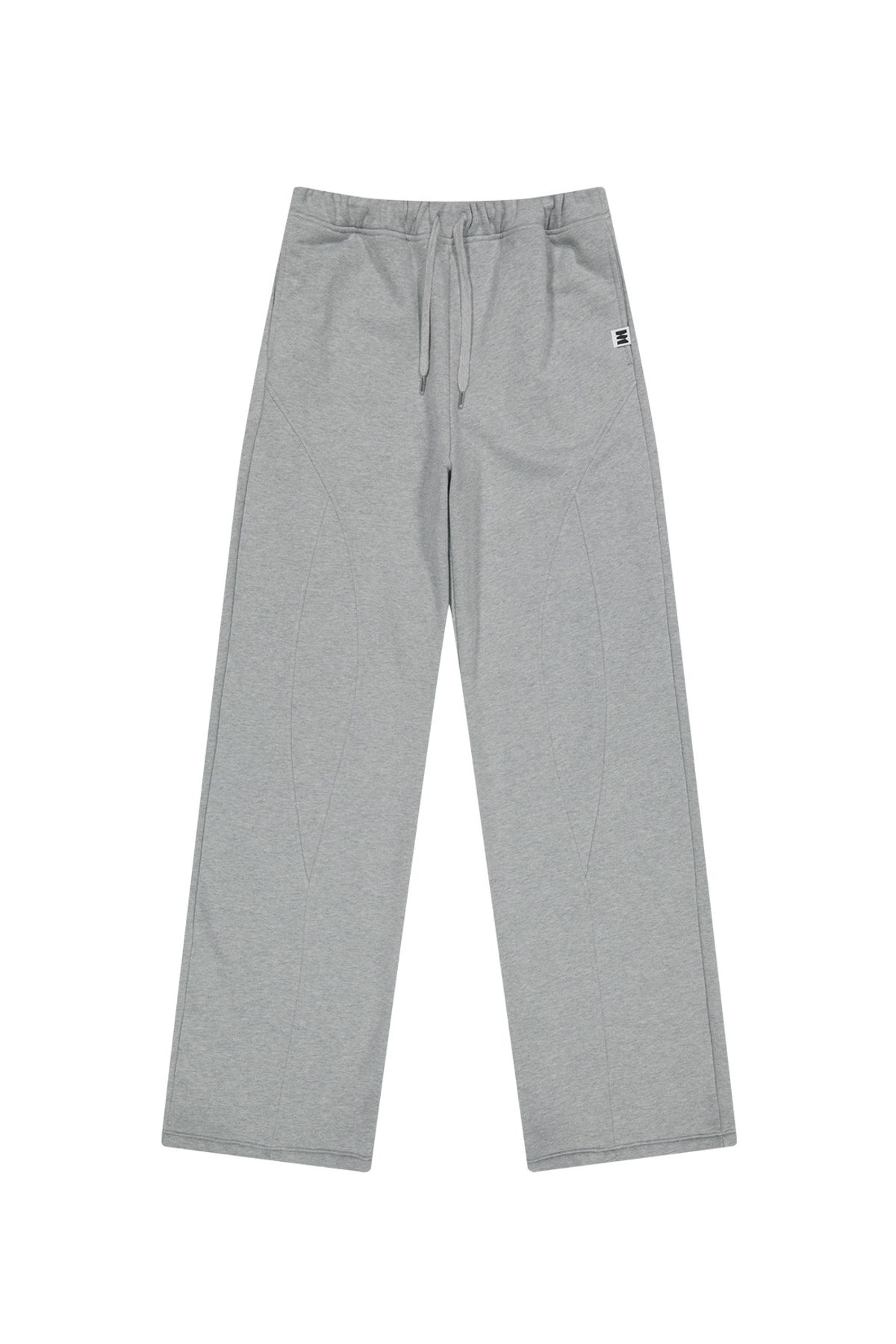 메아(MEA) BASIC LOGO SWEAT PANTS [HEATHER GREY]