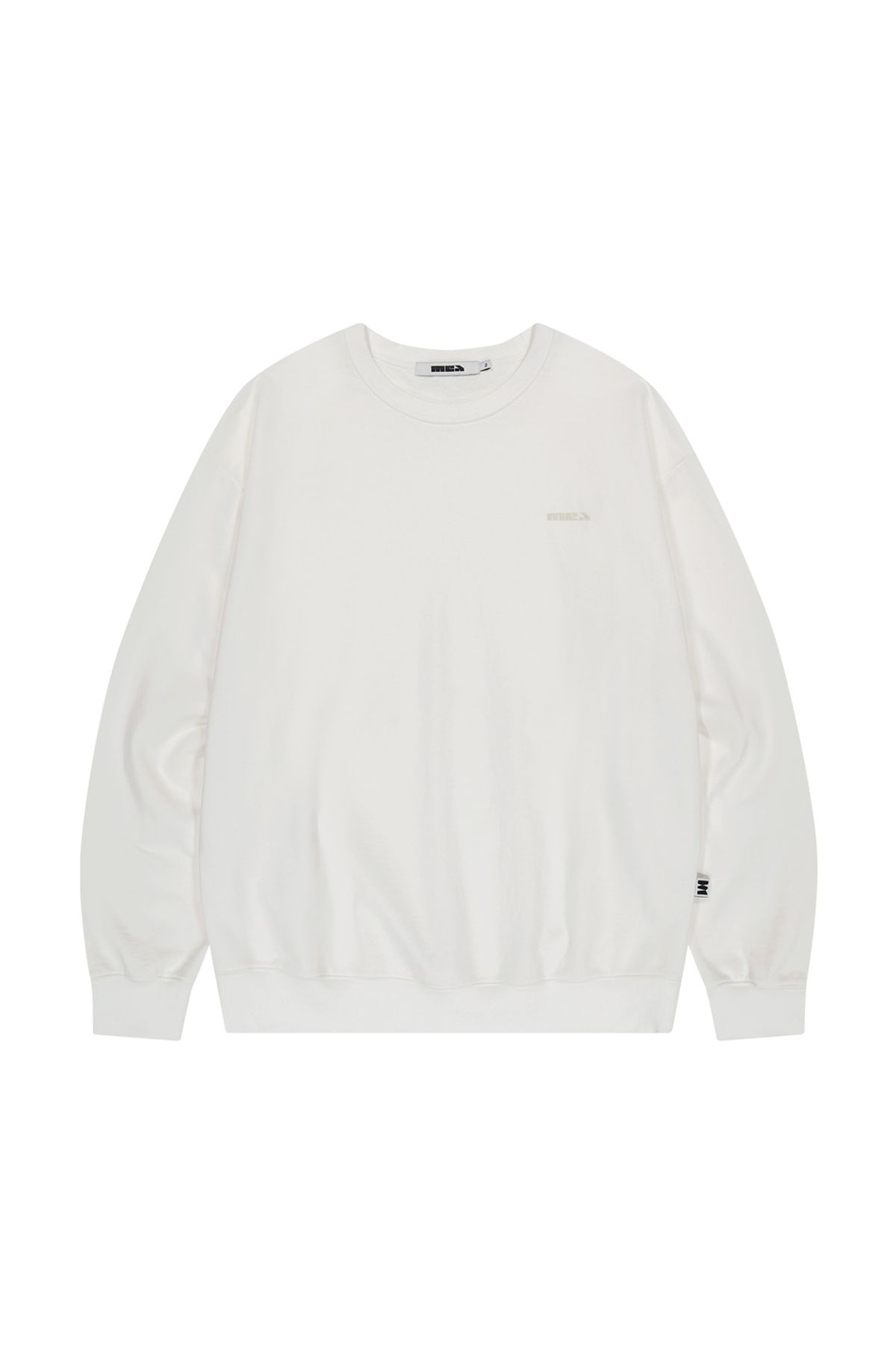 메아(MEA) BASIC LOGO SWEAT SHIRT [WHITE]