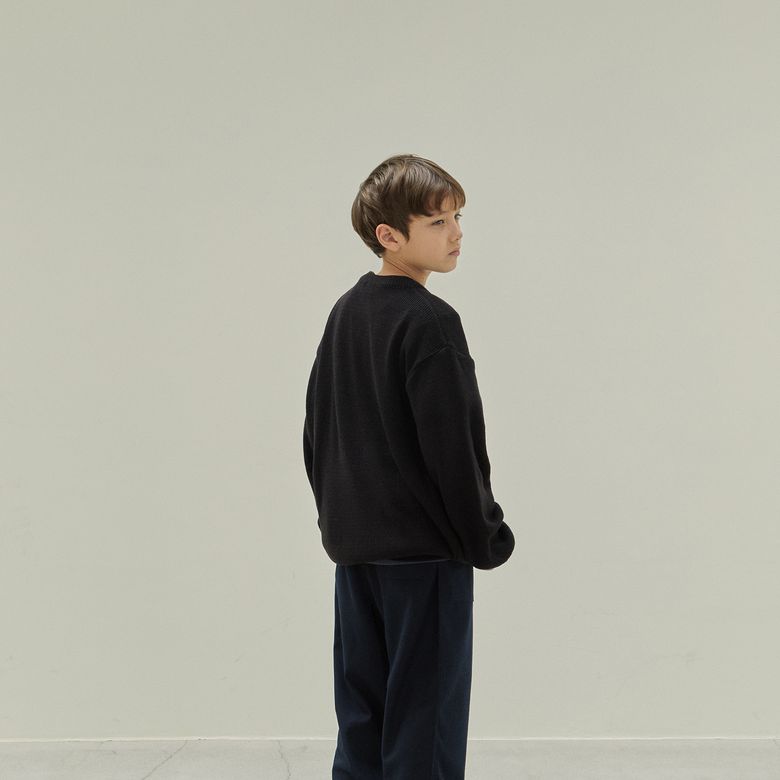 플라비 니트 풀오버_블랙