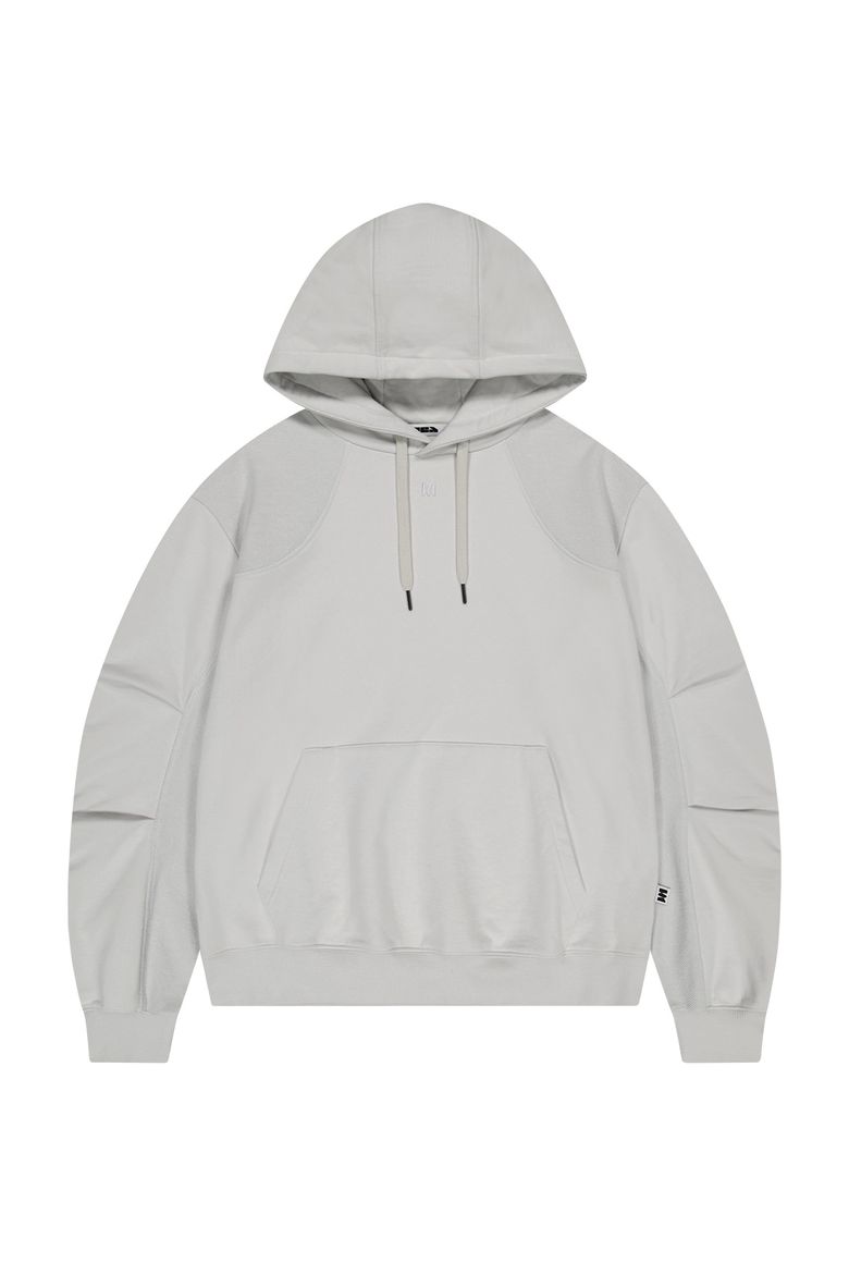 HEAVY COTTON DOUBLE SIDE HOODIE [CLOUD GREY]