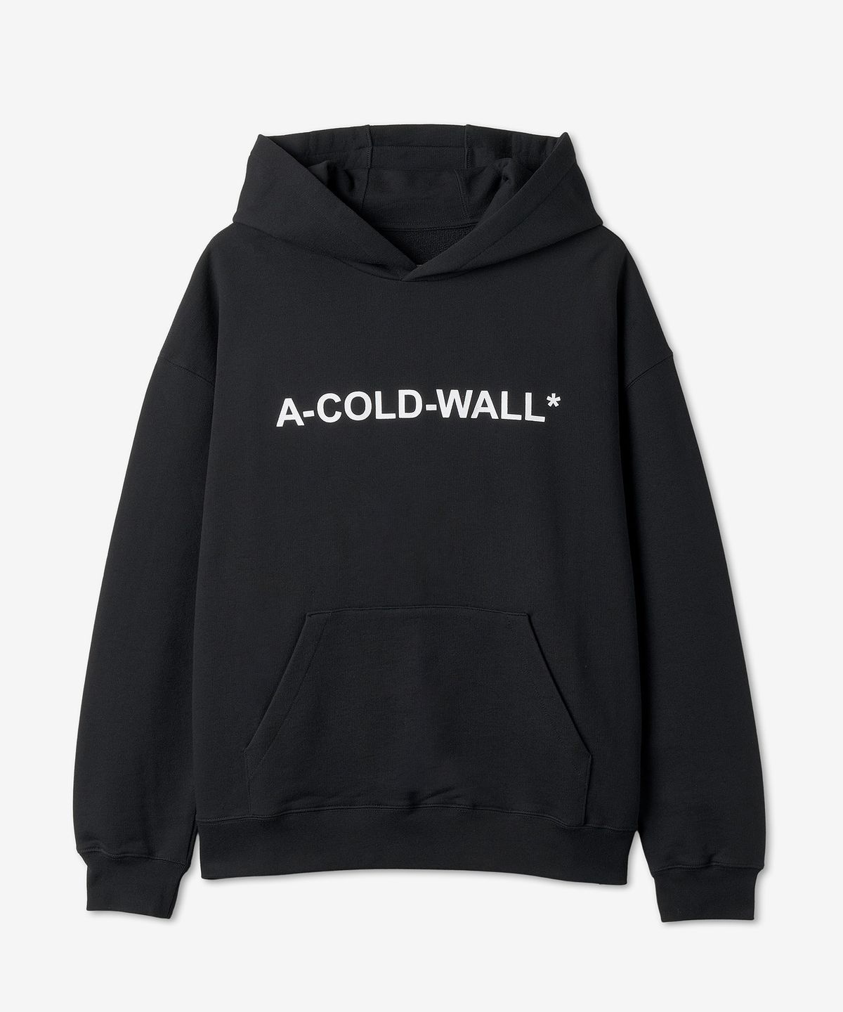어 콜드 월(A COLD WALL) 코튼 후드 맨투맨 - 블랙 / ACWMW143BLACK
