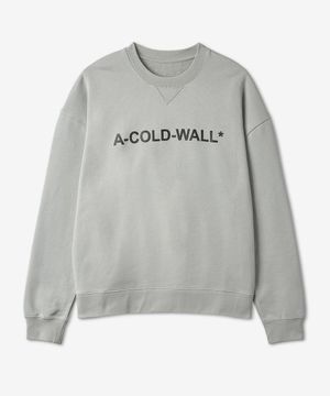 로고 프린트 맨투맨 - 그레이 / ACWMW142LGGR