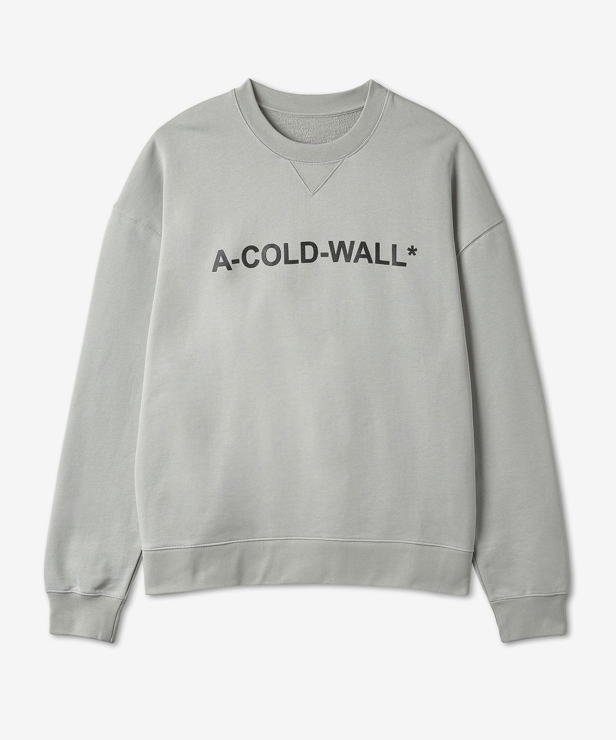 어 콜드 월(A COLD WALL) 로고 프린트 맨투맨 - 그레이 / ACWMW142LGGR
