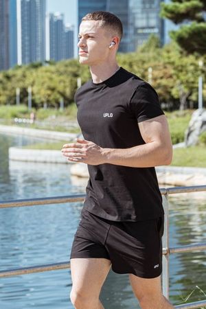 UPLG 스몰로고 머슬핏 티셔츠