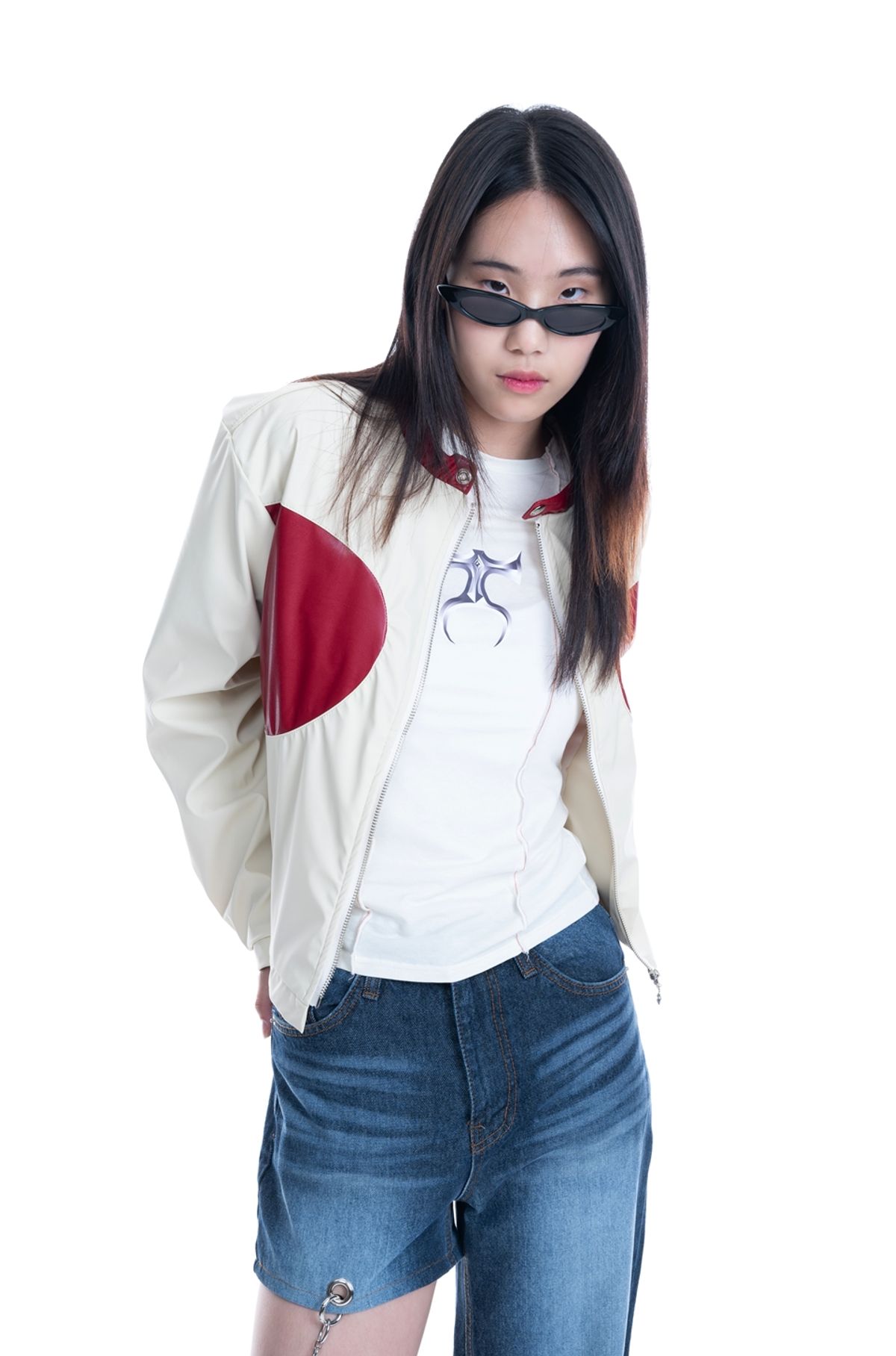 언어더컬러(ANOTHER COLOR) COLORED BIKER JACKET