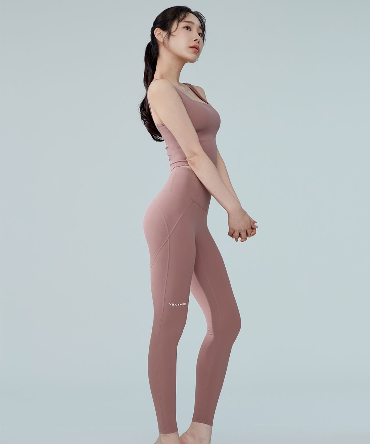 젝시믹스(XEXYMIX) 블랙라벨 시그니처 380N 레깅스 제시로즈