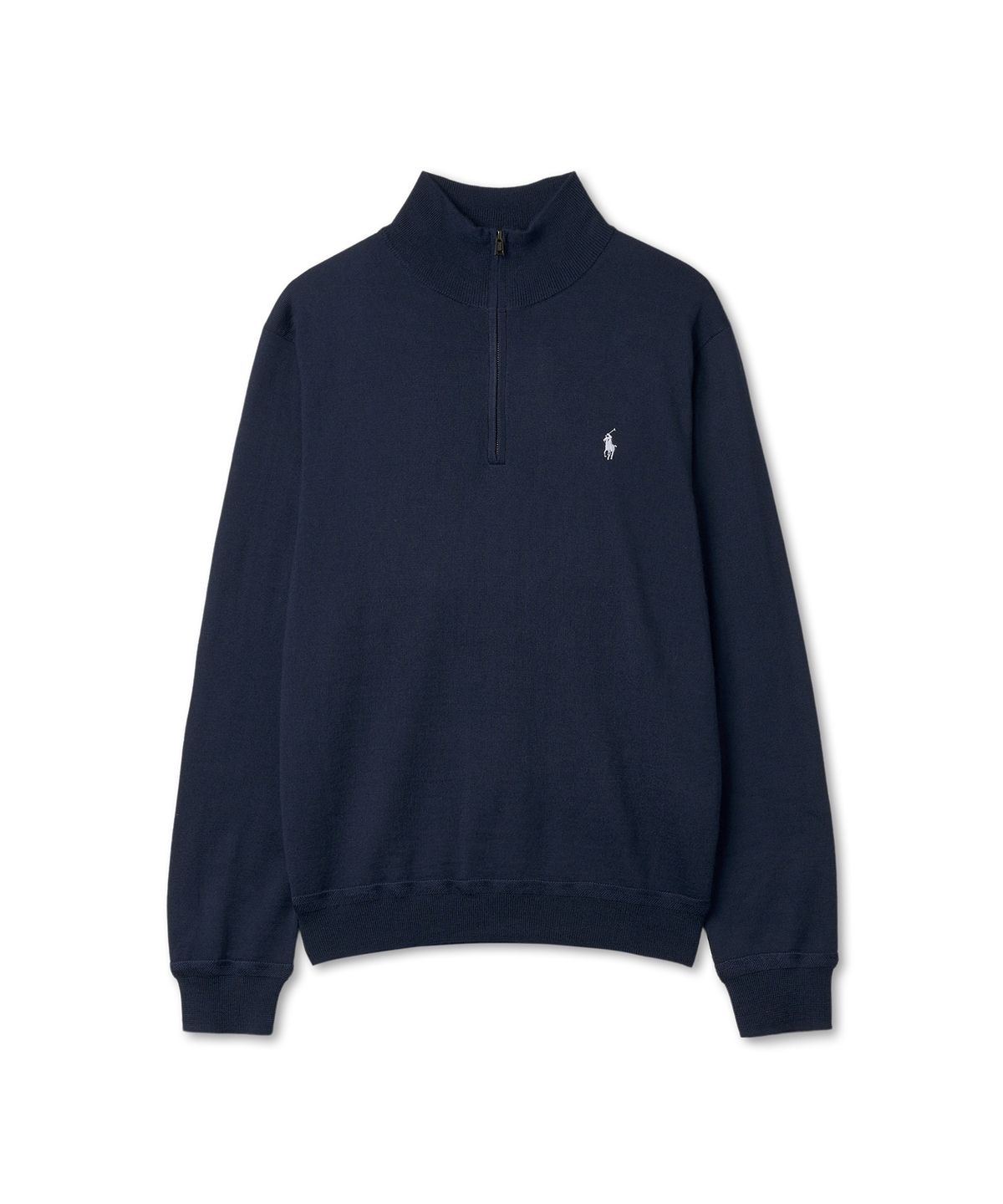 폴로 랄프 로렌 골프(POLO RALPH LAUREN GOLF) 퍼포먼스 쿼터 집엎 스웨터 - 네이비