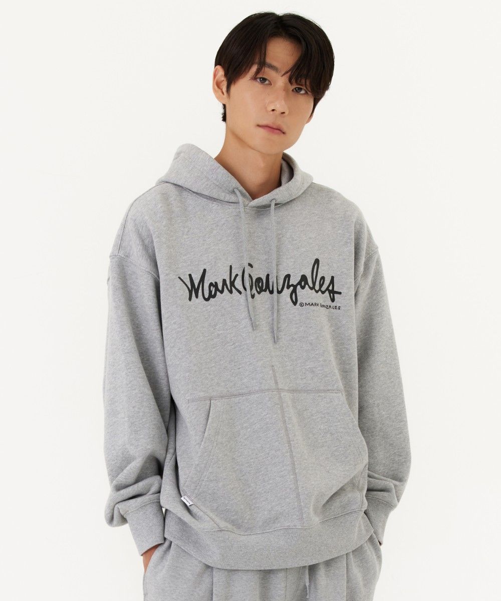 [MARK GONZALES]★韓国大人気★SIGN LOGO OG SWEAT HOODIE MARK GONZALES]☆韓国大人気☆SIGN LOGO OG SWEAT HOODIE