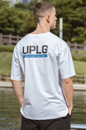 UPLG 백로고 오버핏 티셔츠
