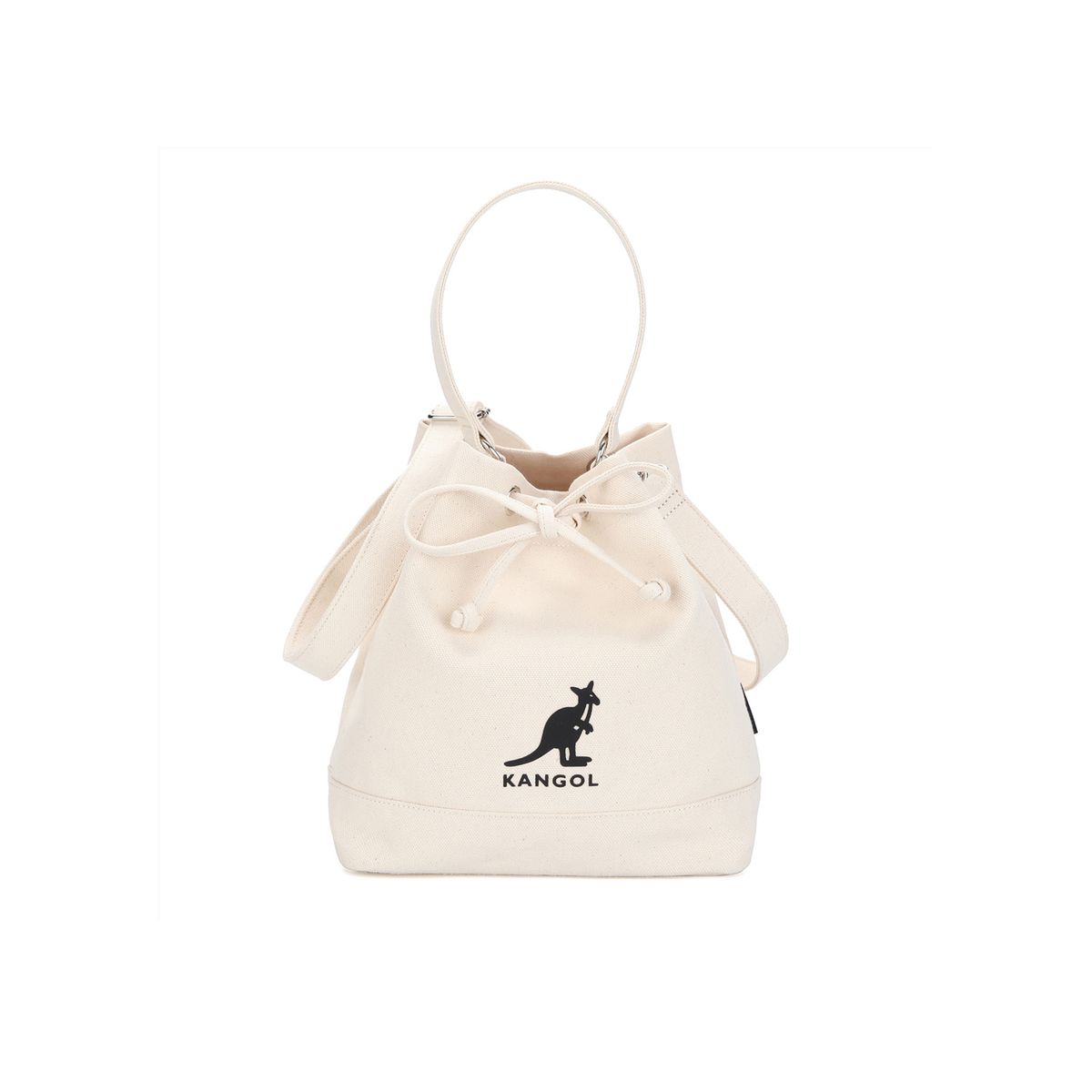 캉골(KANGOL) 뉴 엠버 캔버스 버켓백 3943 아이보리