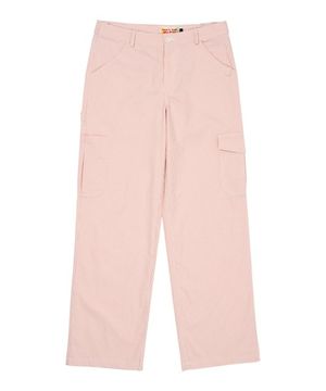 스트라이프 카고 팬츠_핑크