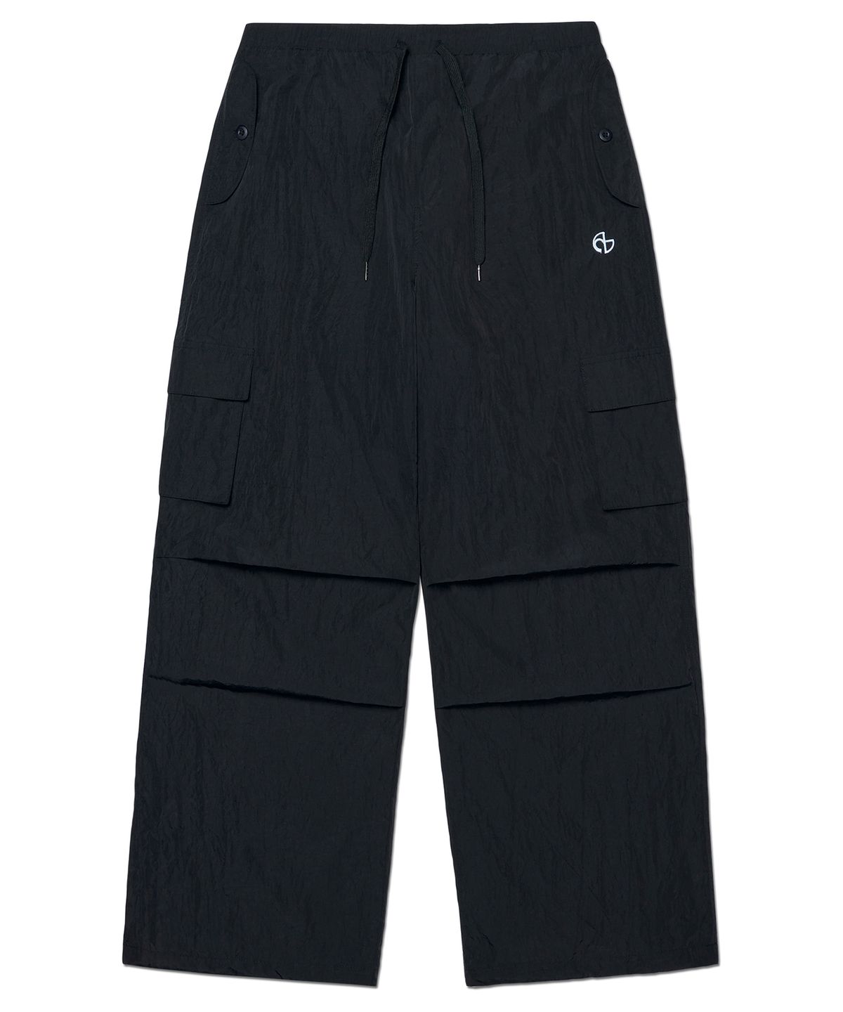 노매뉴얼(NOMANUAL) N.S.C PARACHUTE PANTS - BLACK