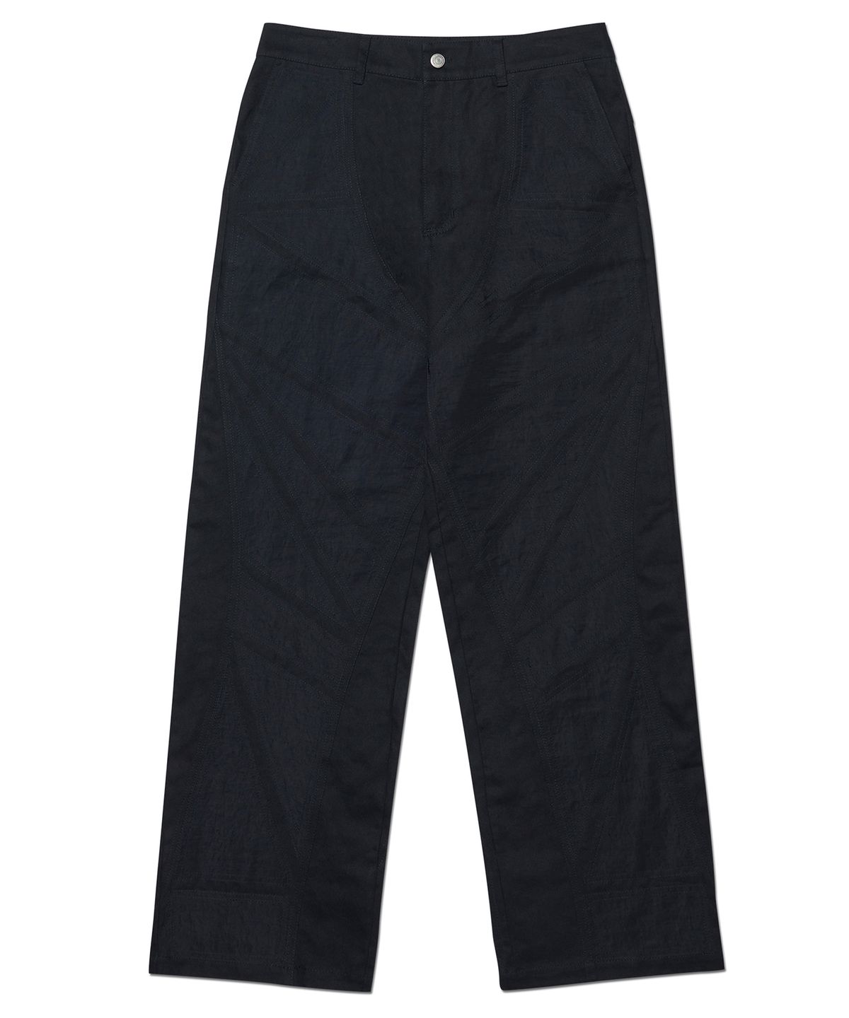 노매뉴얼(NOMANUAL) O.F PATCHED PANTS - BLACK