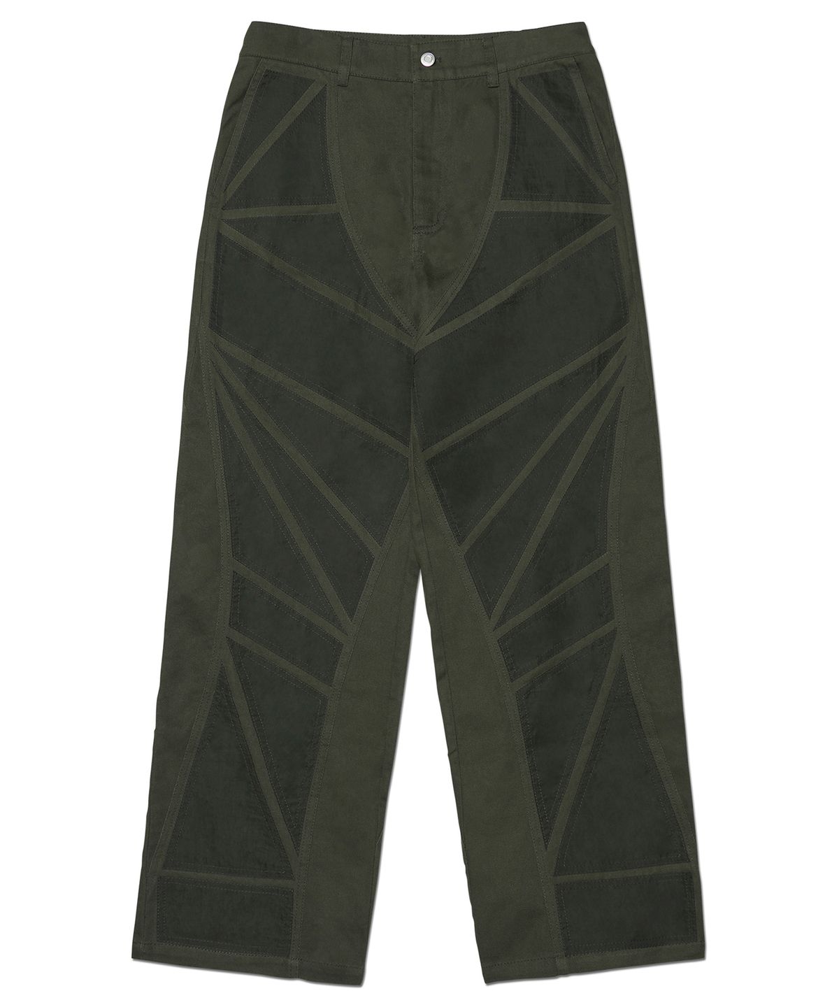노매뉴얼(NOMANUAL) O.F PATCHED PANTS - KHAKI