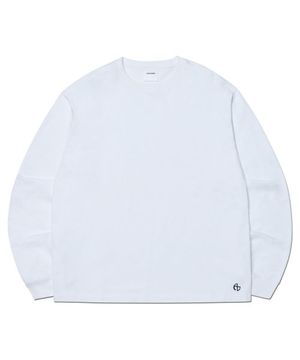 BASIC LONG SLEEVE TEE - WHITE