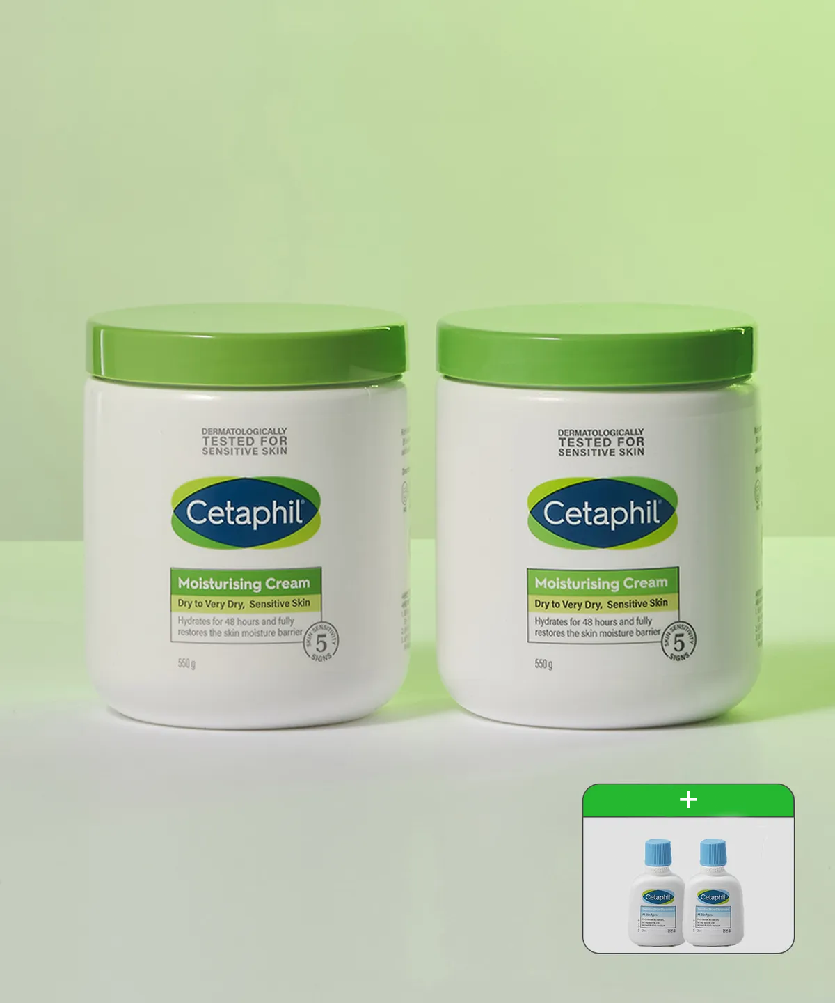 세타필(CETAPHIL) 모이스춰라이징 크림 550g 2개