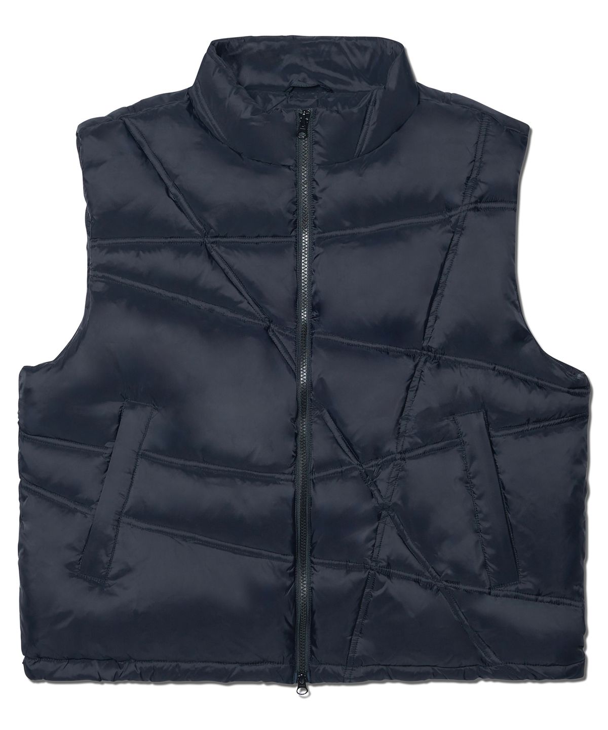 노매뉴얼(NOMANUAL) TRACK DUCK DOWN VEST - BLACK