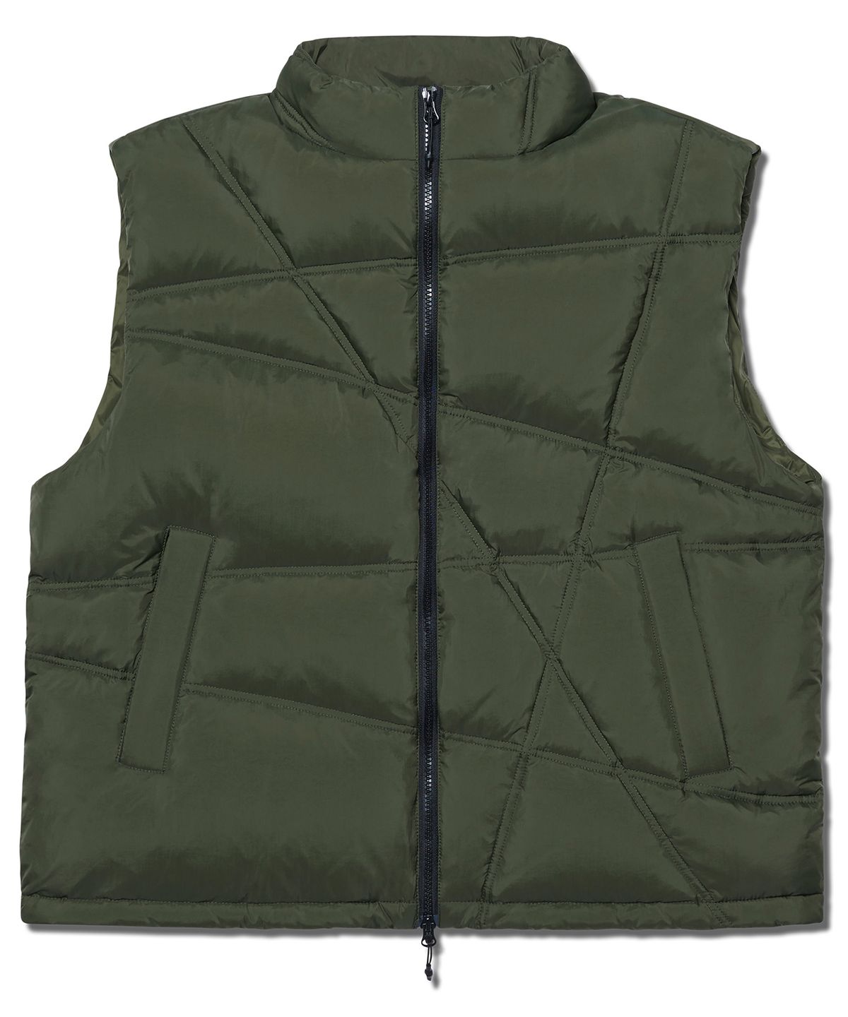 노매뉴얼(NOMANUAL) TRACK DUCK DOWN VEST - KHAKI