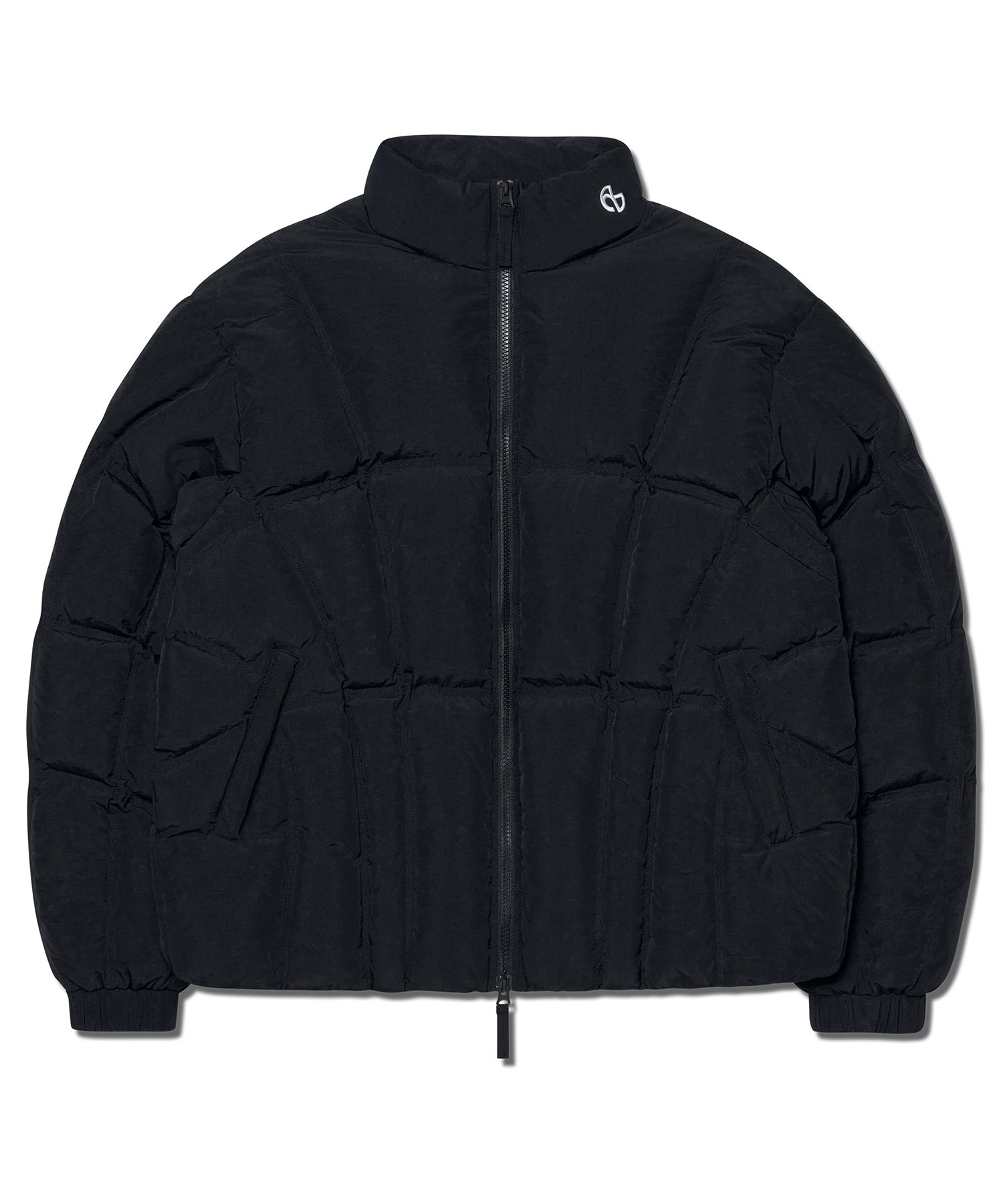 MUSINSA公式 | NOMANUAL CURVE DOWN JACKET - BLACK