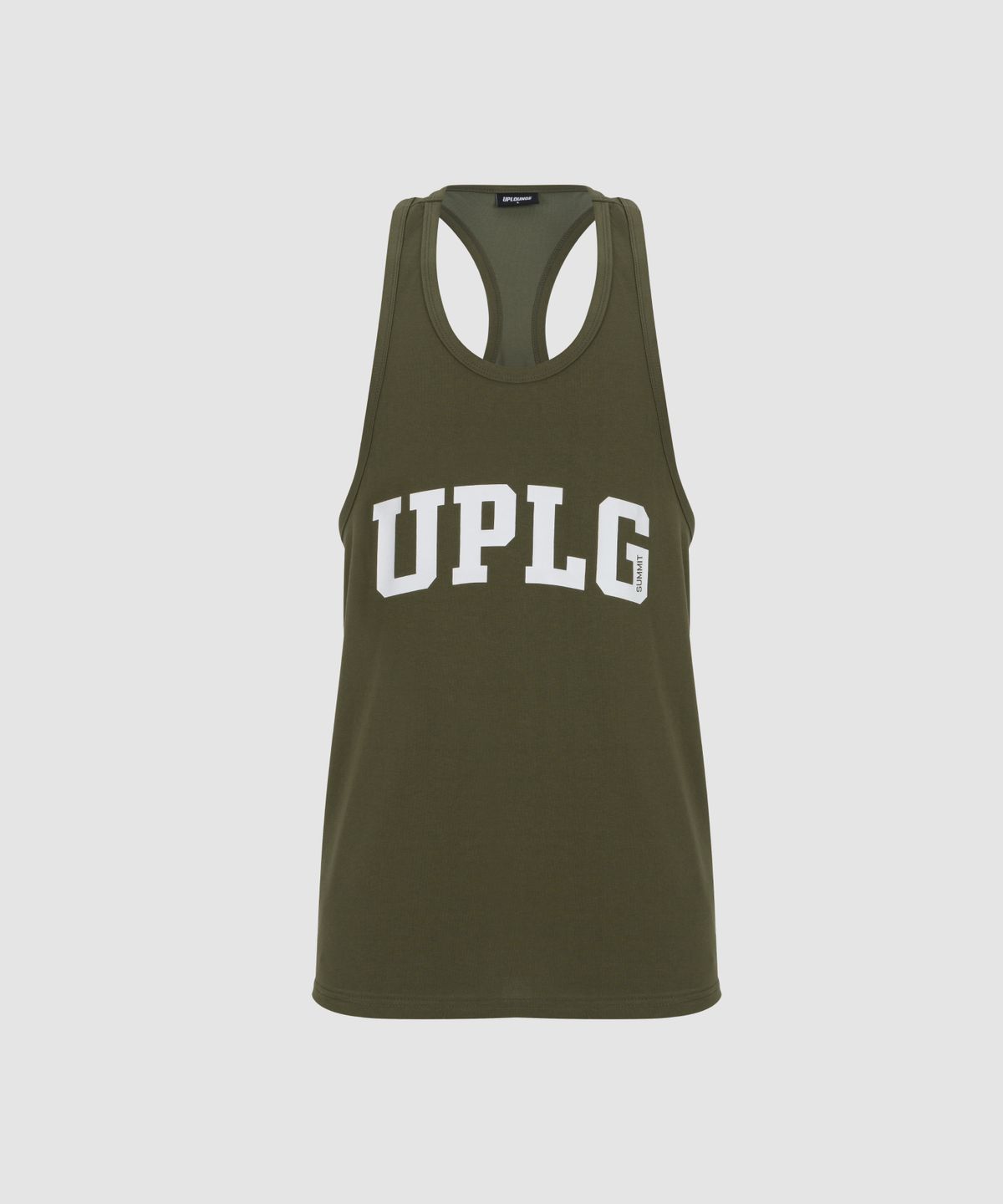 유피라운지(UP LOUNGE) UPLG 아치로고 나시 슬리브리스