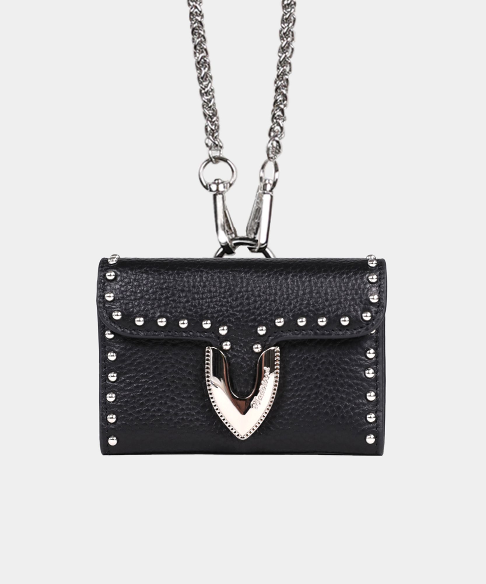 BADBLOOD★韓国人気 Western Buckle Chain Card Holder - Black BADBLOOD☆韓国人気 Western Buckle Chain Card Holder - Black