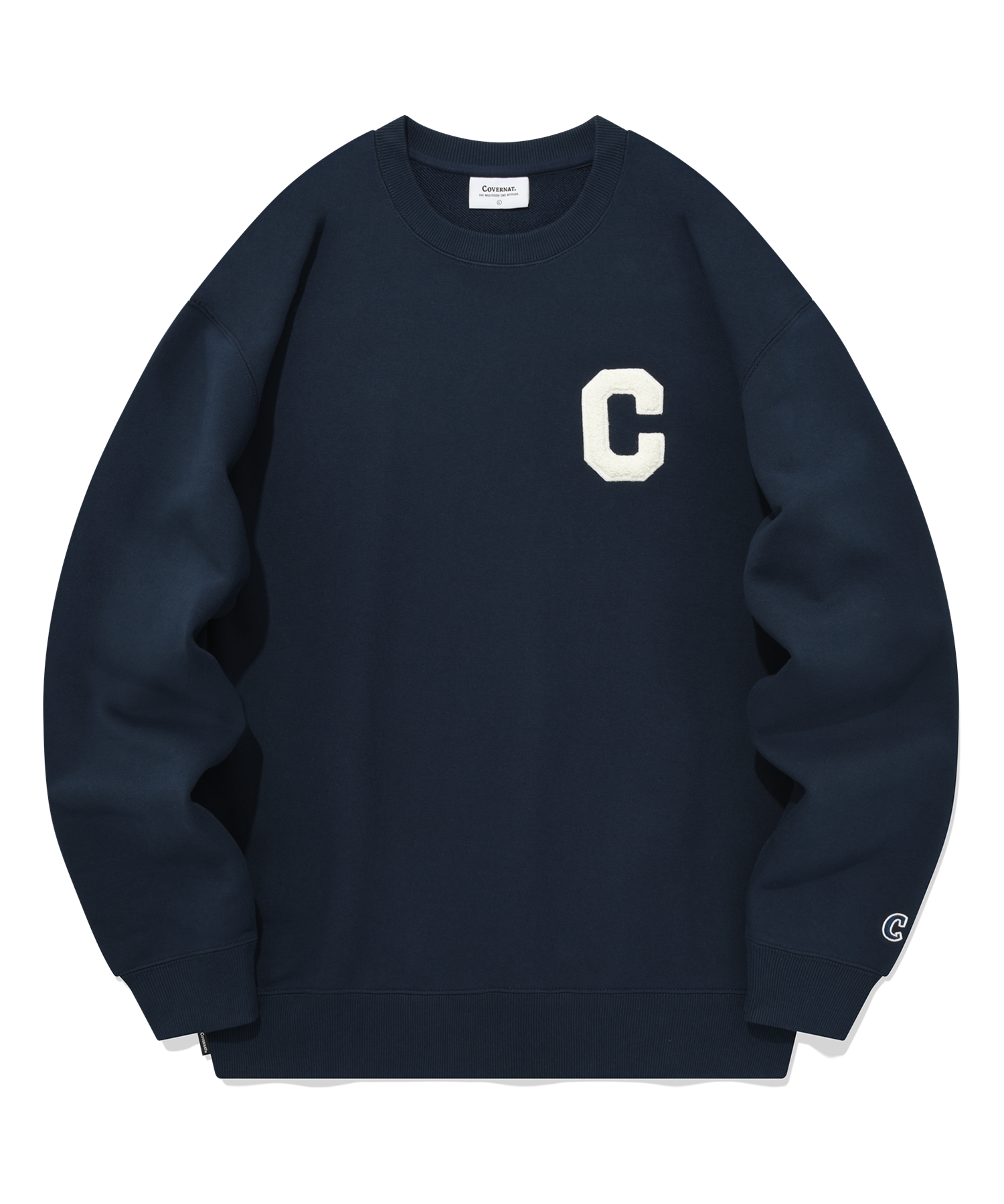 スウェット・トレーナー COVERNAT C LOGO SWEATSHIRT SA070 MUSINSA | COVERNAT C Logo Sweatshirt Navy