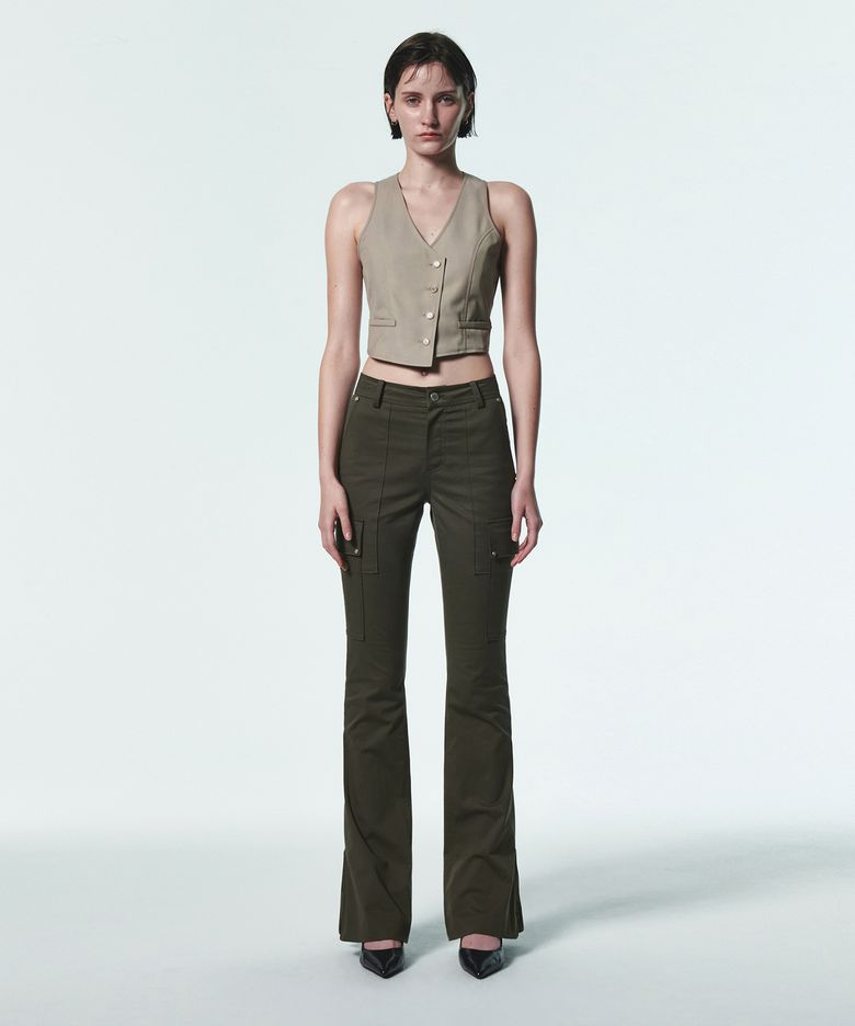 TWO-WAY WASHING CARGO PANTS [KHAKI]