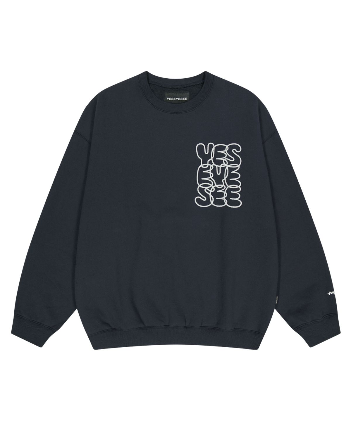 예스아이씨(YESEYESEE) C-Logo Sweatshirt Charcoal