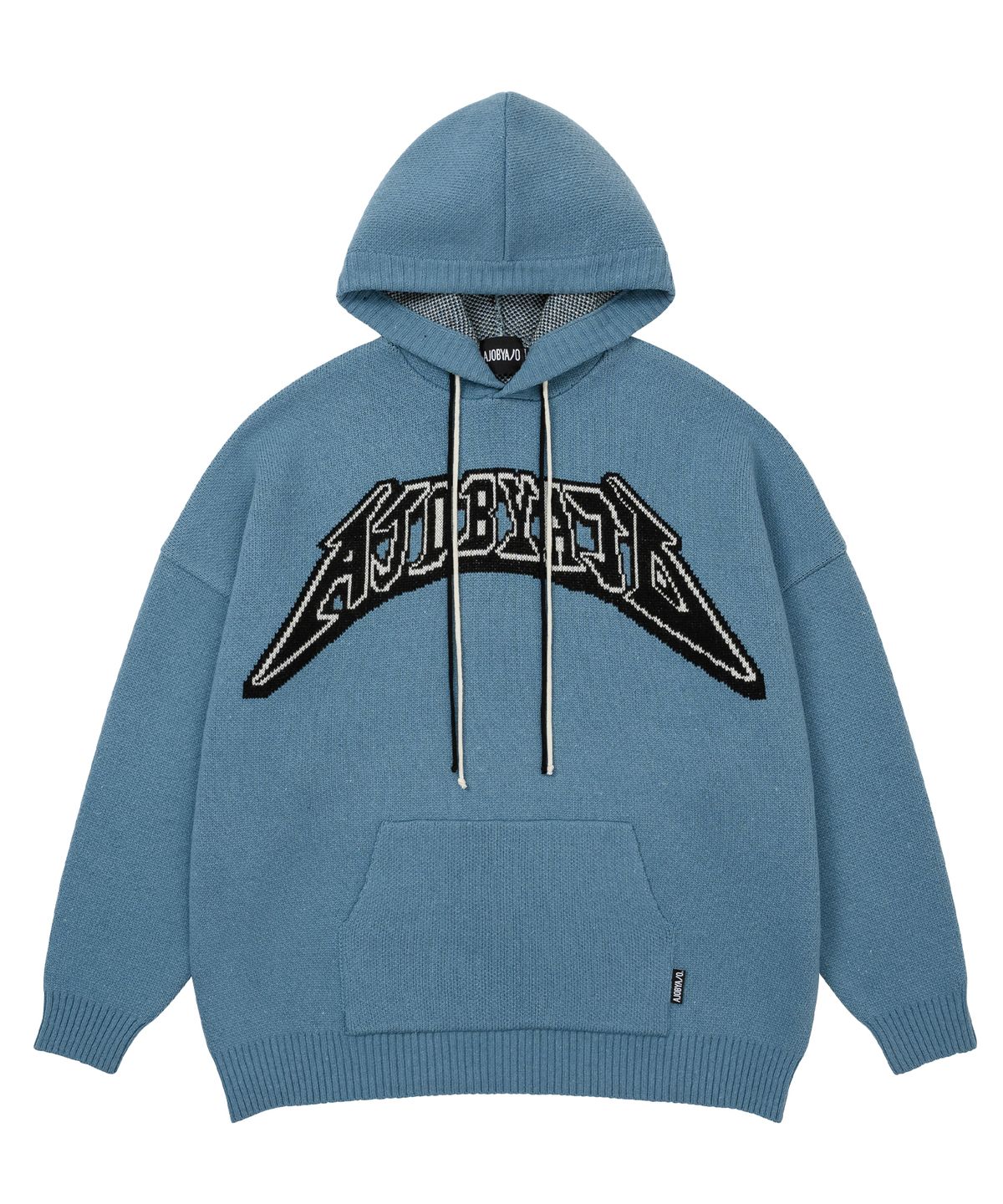 아조바이아조(AJOBYAJO) [PBA] AJOLICA Knit Hoodie [SKY BLUE]