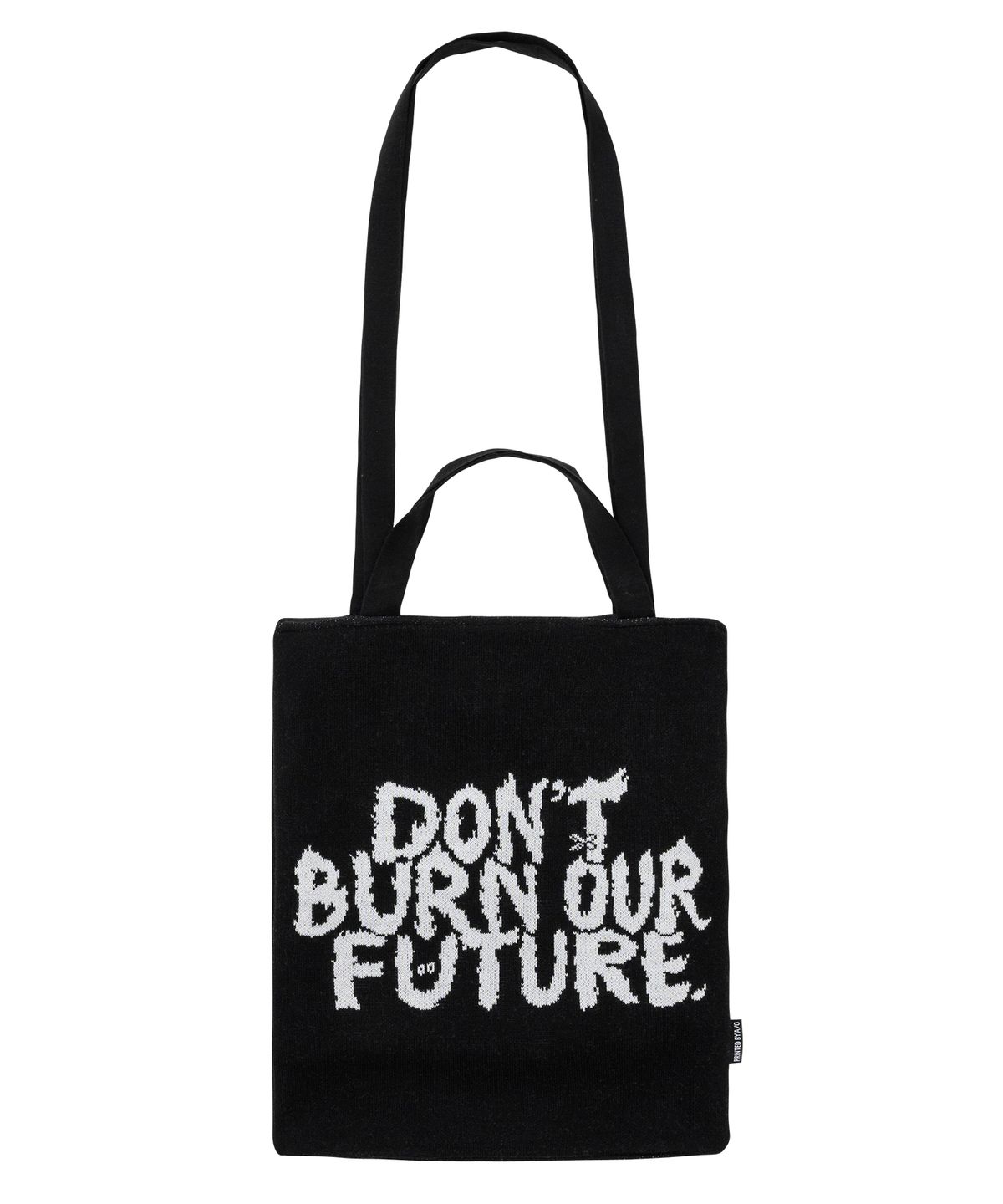 아조바이아조(AJOBYAJO) [PBA] DBOF Knitted Tote Bag [BLACK]