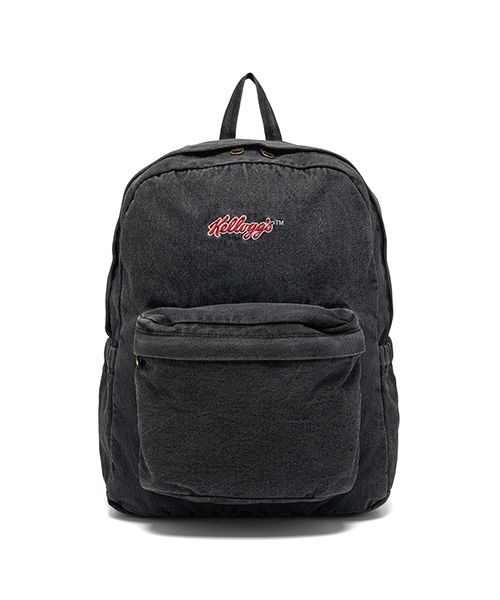 MUSINSA | WKNDRS KELLOGGS DENIM BACKPACK (BLACK)
