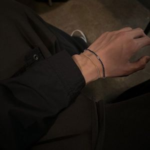 [Bs-392 ] 블랙 테니스팔찌