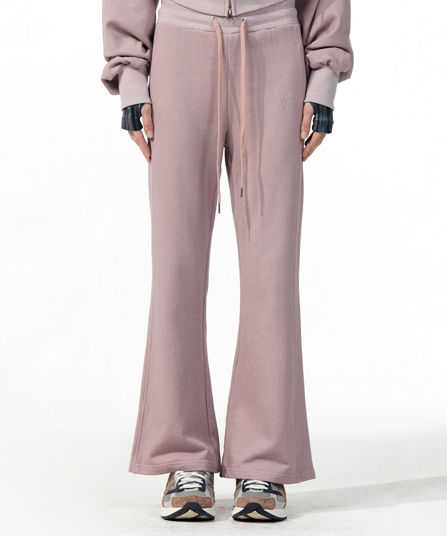 ☆人気☆【WOOALONG】☆Signature pigment boots-cut pant.s☆ MUSINSA | WOOALONG Signature pigment boots-cut pants - DUSTY