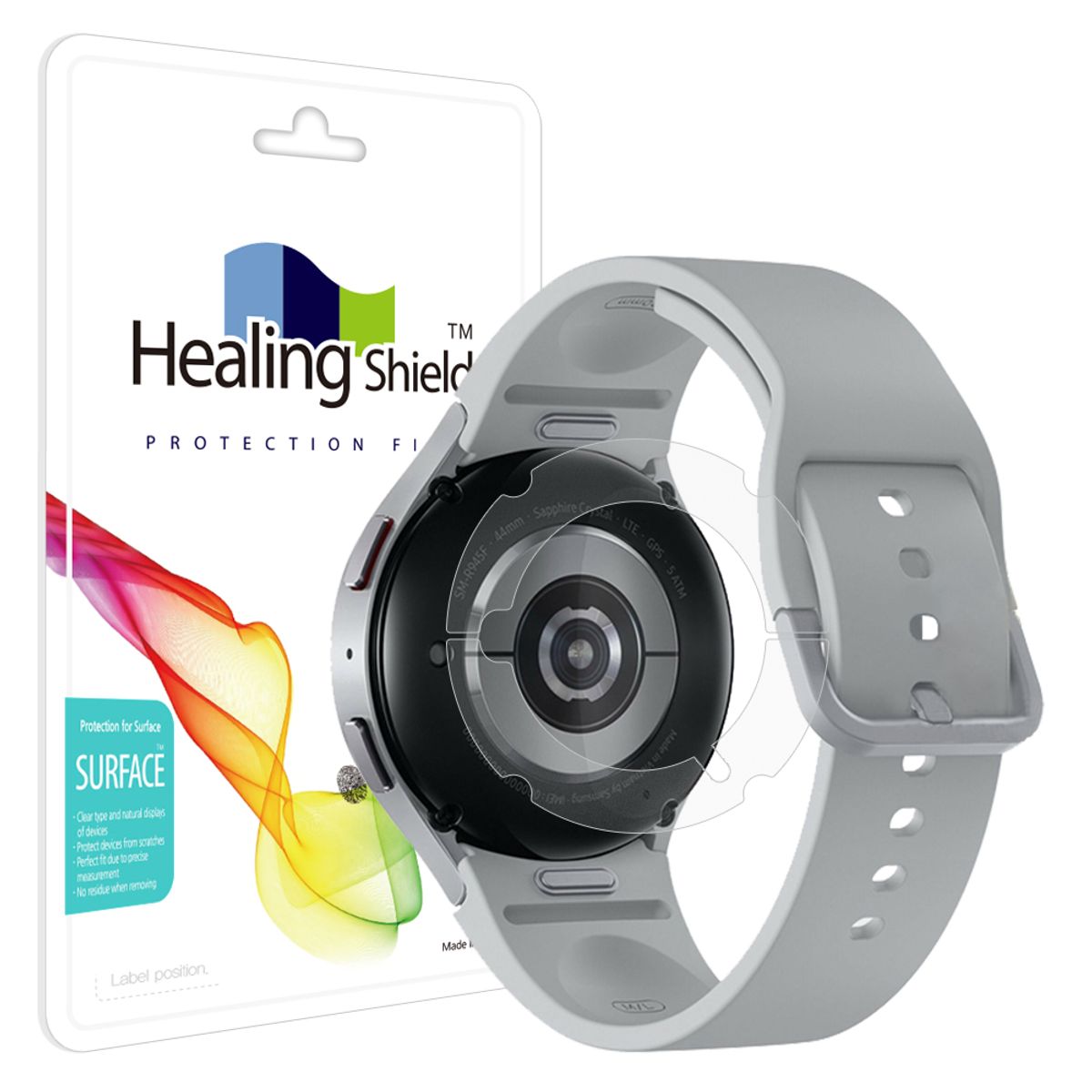 힐링쉴드(HEALINGSHIELD) 갤럭시워치6 44mm 무광 후면보호필름 2매